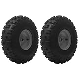 Snow Blower 934-04282B,634-0232, 634-04282, 934-0232 Wheel Assembly for MTD, Troy-Bilt, Bolens, Huskee Yard Machines and Yard Man,10 in. x 4 in. tires, 2Pack