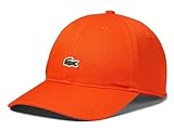 Lacoste Men's Organic Cotton Twill Cap, Sunrise, One Size