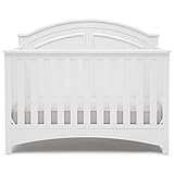 Delta Children Perry 6-in-1 Convertible Crib - Greenguard Gold Certified, Bianca White