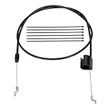 HIAORS 183281 Lawn Mower Throttle Cable for Craftsman 917 Husqvarna 7021P Poulan, Engine Zone Control Cable 532183281 Replacement for Rotary Weed Eater Roper Push Gas Lawnmower Parts 198463 532198463