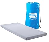 Beautysleep Siesta Memory Foam Lounger, Portable Rollaway Sleeping Mattress with Washable Cover and Travel Bag, Ideal for Camping, Guest Bed, Comfort Foam Sleep Floor Bed, Twin