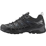 Salomon Men's X ULTRA PIONEER CLIMASALOMON™ WATERPROOF Hiking Shoes for Men, Black / Magnet / Bluesteel, 12