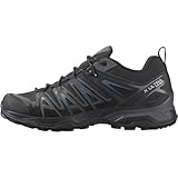 Salomon Men's X ULTRA PIONEER CLIMASALOMON™ WATERPROOF Hiking Shoes for Men, Black / Magnet / Bluesteel, 12