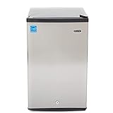 Whynter CUF-301SS Energy Star 3.0 Cubic feet Upright Freezer, Stainless Steel-3, 21'D x 19.5'W x 33.5'H, Black