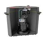 Barnes ESB33LT Laundry Sump Pump System, 1/3 HP, 120V, 45GPM with 6-Gallon Basin and Advanced Clog-Prevention, Corrosion-Resistant