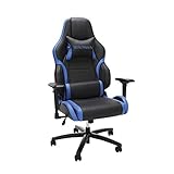 RESPAWN RSP-400 Big and Tall Racing Style Gaming Chair, Blue