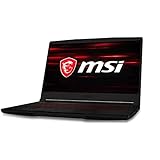 MSI Computer GF63, NVIDIA GeForce GTX 1650 Graphics, 15.6' 8GB 256GB Intel Core i5-10300H X4 2.5GHz Win10, Black