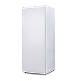 Commercial Cool Upright Freezer, Stand Up Freezer 6 Cu Ft with Reversible Door, White