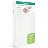 Newton Baby Crib Mattress and Toddler Bed - 100% Breathable Proven to Reduce Suffocation Risk, 100% Washable, 2-Stage, Non-Toxic Better Than Organic, Removable Cover - Deluxe 5.5' Thick- White