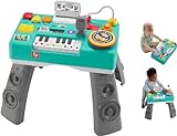 Fisher-Price Baby & Toddler Toy Laugh & Learn Mix & Learn DJ Table with Music Lights & Activities for Developmental Play Infants Ages 6+ Months