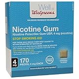 Walgreens Original Nicotine Gum 4 MG 170 Count