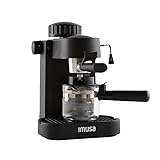 IMUSA USA GAU-18202 4 Cup Espresso/Cappuccino Maker,120 volts, Black