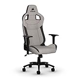 CORSAIR T3 Rush Gaming Chair Comfort Design, adjustable, Polyurethane, Gray/Charcoal