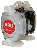 ARO PD01P-HPS-PAA-A Polypropylene Santoprene Single Double Diaphragm Pump, 5.3 gpm, 125 psi
