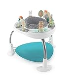 Ingenuity Spring & Sprout 2-in-1 Baby Activity Center Jumper and Table with Infant Toys - Ages 6 Months +, First Forest