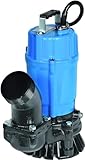 Tsurumi Pump HS3.75S 3' 1HP Submersible Trash Pump, Blue, L