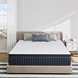 TXO King Size Mattress, 12 Inch Medium Firm Hybrid Mattress with Pocketed Springs and Cool Gel Memory Foam, Sufficient& Even Support, Enhance Edge Support, Motion Isolation, King Mattress in a Box