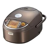 Zojirushi NP-NVC10 Induction Heating Pressure Cooker and Warmer, 5.5 Cup, Stainless Brown, Made in Japan