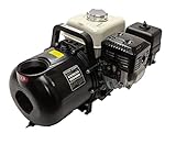 Pacer Pumps SE3SL E6HCP, Self-Priming Multi-Purpose Water Transfer Pump with 3 Inch Inlet and Outlet, Honda GX200 Engine, 280 GPM