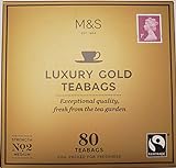 Marks and Spencer UK. Luxury Gold Range Teabags 80 Bags. (1 Pack)