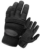 Olympia 760 Air Force Gel Motorcycle Sport Gloves (Black, XX-Large)