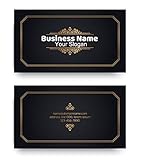 200 pcs Full Color Custom 2 Sides Printed Business Card,Personalized Name Card,3.5' x 2' (Abstract 01)