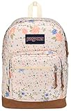 JanSport Right Pack Backpack - Durable Daypack with Padded 15' Laptop Sleeve, Spacious Main Compartment & Integrated Water Bottle Pocket - Garden Patch