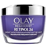 Olay Regenerist Retinol 24 Night Moisturizer cream, Fragrance free, 1.7 Fl Oz