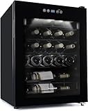 Honeywell 24 Bottle Compressor Wine Cooler Refrigerator, Compact Wine Cellar For Red, White, Champagne or Sparkling Wine, Digital Temperature Control, Glass Door