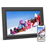 SAMMIX Digital Picture Frame, 10.1 Inch WiFi Digital Photo Frame, IPS HD Touch Screen Electronic Picture Frame, 16GB Storage, Slideshow, Easy to Share Photos and Video via Uhale APP, Gifts for Family