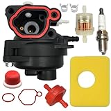 Ajnlx Carburetor kit replacement Compatible with Troy Bilt TB100 Lawn Mowers 11A-B0BL723 carb Air Cleaner Filter