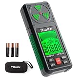 TESMEN EMF Meter, Hound-200 EMF Detector: 3-in-1 Portable Electromagnetic Field Radiation Detector for EF, RF, MF, WiFi Signal, Suitable for Home, Office EMF Inspections and Ghost Hunting - Green