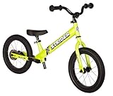 Strider - 14x Kids Balance Bike, No Pedal Training Bicycle, Lightweight Frame, Adjustable Seat and Handlebars, Optional Pedal Kit, for Children Ages 3 to 7 Years Old, Green
