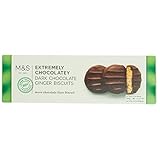 Marks & Spencer Extremely Chocolatey Dark Chocolate Ginger Rounds Biscuits Cookies 200g