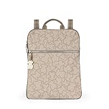 TOUS Stone Colored Nylon Backpack for Women, Kaos New Colores Collection