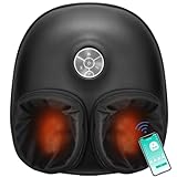 Medcursor Foot Massager with Heat, Shiatsu Deep Kneading Machine, Smart APP Mobile Control, Delivers Relief for Tired Muscles and Plantar, Multi-Level Settings & Adjust for Home and Office Use