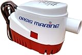 OASIS MARINE Automatic bilge pump (1100 GPH 1-1/8' hose outlet)