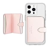 Kate Spade New York Morgan Magnetic Phone Wallet/Card Holder - Compatible with MagSafe Phones and Cases - Chalk Pink