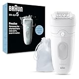 Braun Epilator Silk-épil 5, Hair Removal Device, Women Shaver & Trimmer, Wet and Dry, Includes Skin Contact Cap, SE5-011, Grey