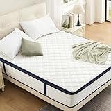 King Size Mattress,12 Inch Hybrid Mattress in a Box with Gel Memory Foam, Individually Wrapped Pocket Coils Spring, Pressure Relief & Edge Support, CertiPUR-US Certified,Medium Firm