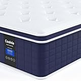 Coolvie 14 Inch California King Mattress, Hybrid Cal King Mattress in a Box, Medium Firm Feel, 4 Layer Premium Foam with Pocket Springs for Motion Isolation, Pressure Relieving, 100-Night Trial