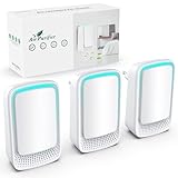 air purifier (3 Pack) Negative air ionizer for home use,filterless mobile air ionizer,negative ion deodorization,mini air purifier for home,office,pets,smokers,toilet,bathroom