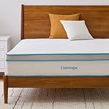 Linenspa 12 Inch Memory Foam and Spring Hybrid Mattress - Medium Plush Feel - Bed in a Box - Pressure Relief and Adaptive Support - Breathable - Cooling - Primary Bedroom - Queen Size