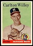 Baseball MLB 1958 Topps #407 Carl Willey RC Braves