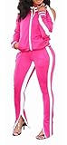 Nasty Gal Clothing for Women Outfit Sweatsuit Sets 2 Piece Rose White XL