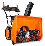 WEN 24-inch 209cc Two-Stage Self-Propelled Gas-Powered Snow Blower with Electric Start (SB209E)