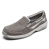 Dunham Men's Captain Venetian Boat Shoe, Grey, 10