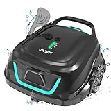 (2024 New) WYBOT A1 Cordless Pool Vacuum with Double Filters, Robotic Pool Cleaner Last 120 Mins, 2.5H Fast Charging, LED Indicators, Ideal for above Ground Flat-Bottom Pools - Black Green