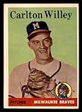 Baseball 1958#407 Carl Willey EXNM oc RC Rookie