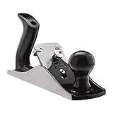Amazon Basics No.4 Adjustable Universal Bench Hand Plane with 2-Inch Blade for Precision Woodworking, Grey/Black